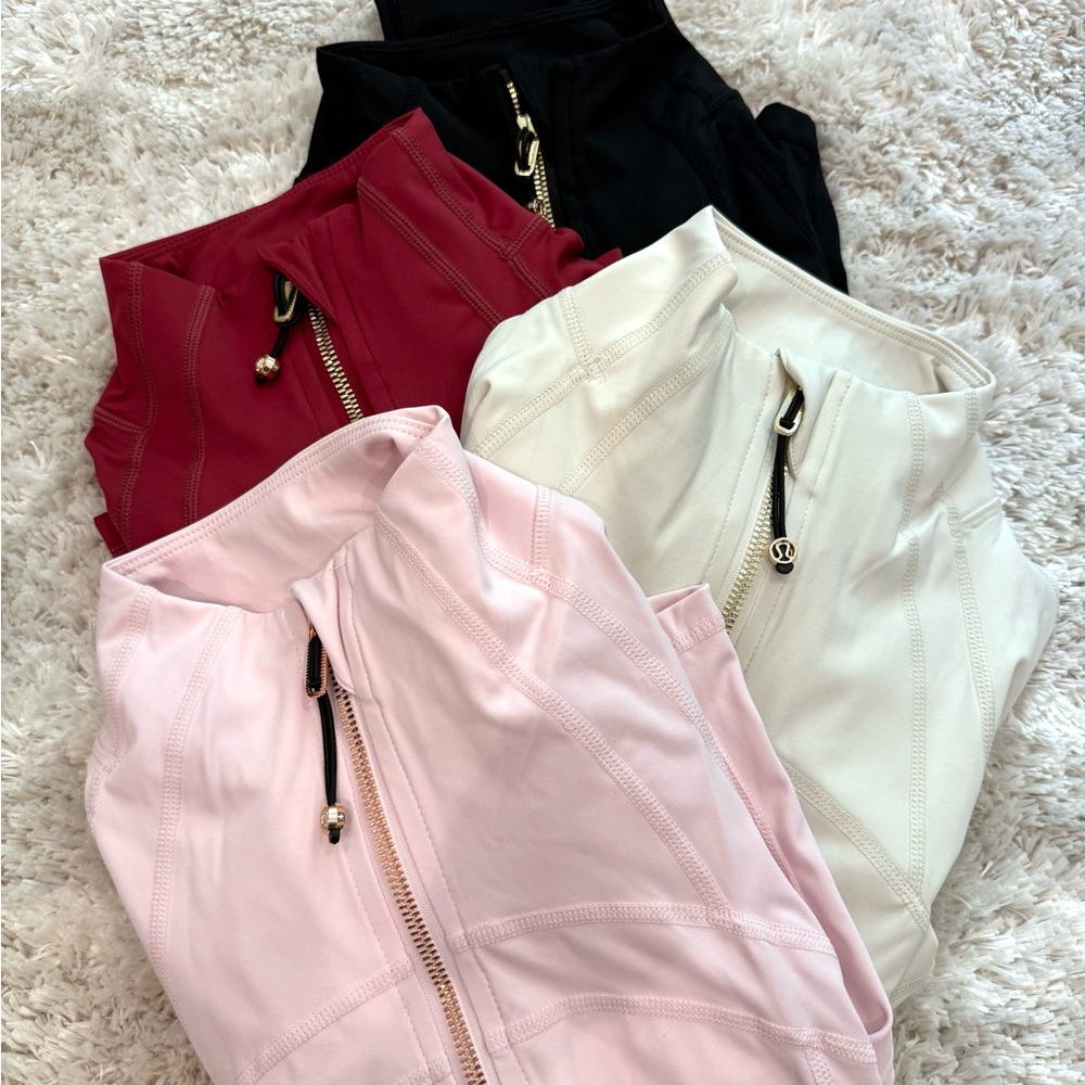 Lululemon Define Jacket Bundle — Size 6 (4 Jackets)